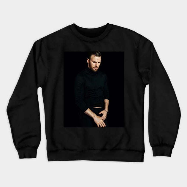 Chris Evans Crewneck Sweatshirt by MoviesAndOthers